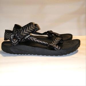 Teva's Sandals Black and Grey Men's Size 11
